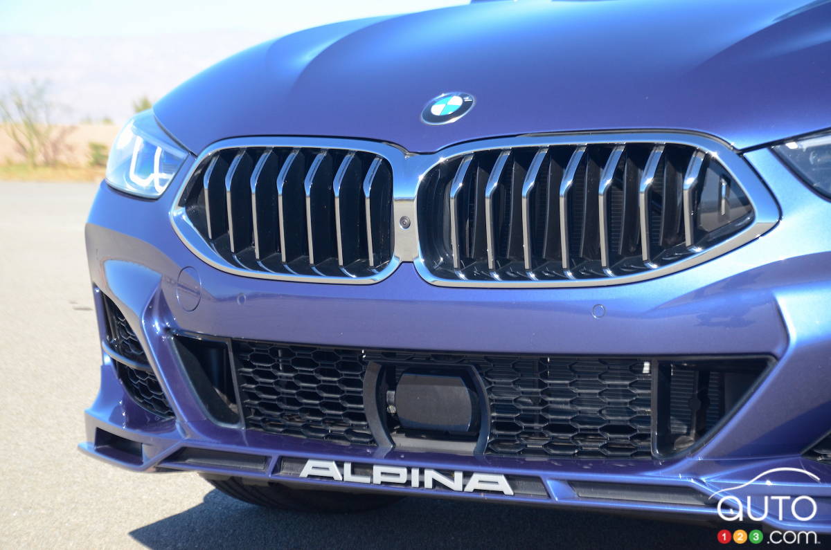 BMW Alpina B8 2022, calandre